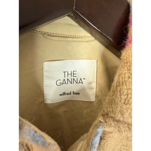 Wilfred Free The Ganna Cropped Shirt Jacket Cropped Wool Shacket Sz XS - Picture 5 of 13